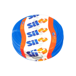CABINHO FLEXIVEL SIL 2.5MM AZUL 100 MT