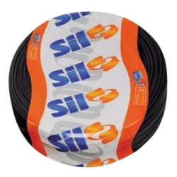 CABINHO FLEXIVEL SIL 2.5MM PRETO 100 MT