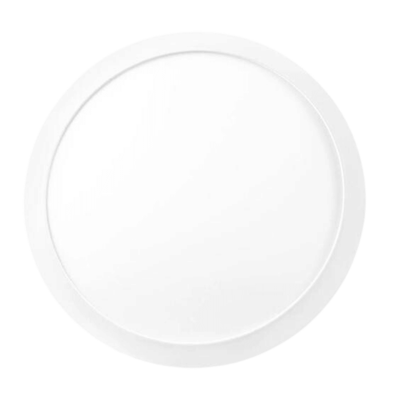 Luminária Led Painel Slim Redonda Sobrepor 18W 6.000K Branc