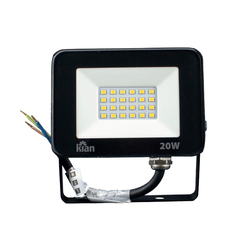 REFLETOR LED 20W LUZ BRANCA 6500K BIVOL KIAN - Imagem 2
