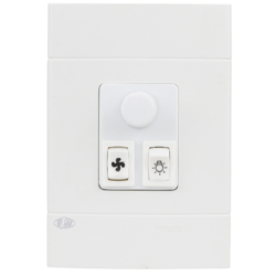 CONTROLE DE VENTILADO ROTATIVO+ 1 LAMPADA 127V - PW